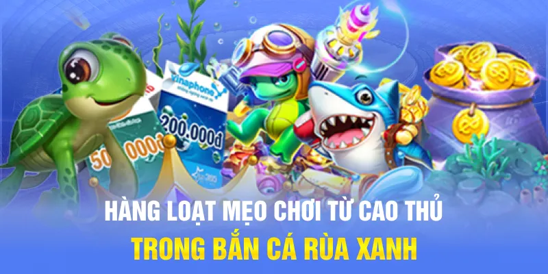 Hàng loạt mẹo chơi từ cao thủ trong bắn cá Rùa Xanh